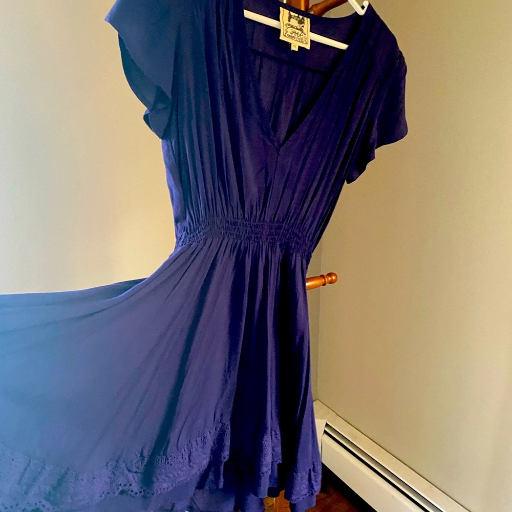 Jade navy mini dress